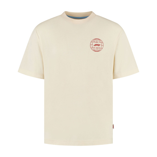 T-shirt męski Camo Graphic beżowy Formula 1 2025
