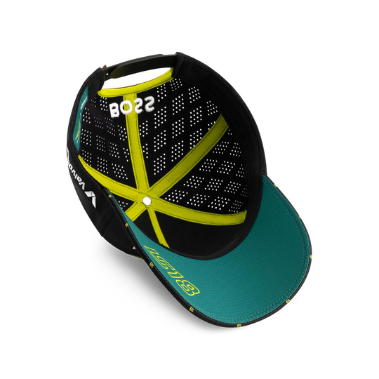 Czapka baseballowa czarna Stroll Team Aston Martin F1 2025