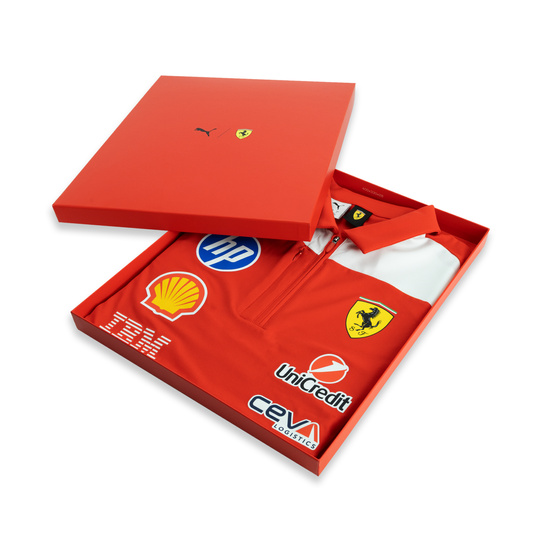 Polo męskie Authentic Team Scuderia Ferrari F1 2025