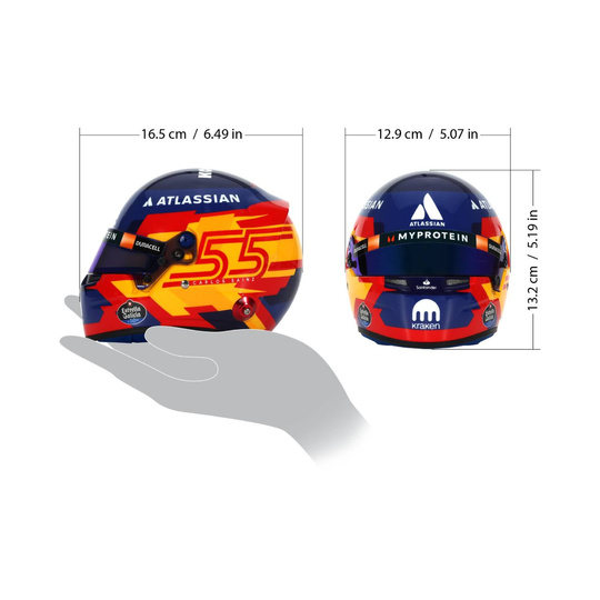 Model 1:2 kask Carlos Sainz Williams Racing 2025