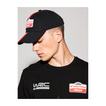Czapka z daszkiem Stripe Rally Poland czarna