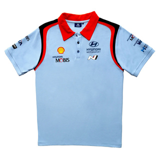 Koszulka polo Team Hyundai Motorsport niebieska