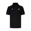 Polo męskie Logo czarne Scuderia Ferrari F1 2025