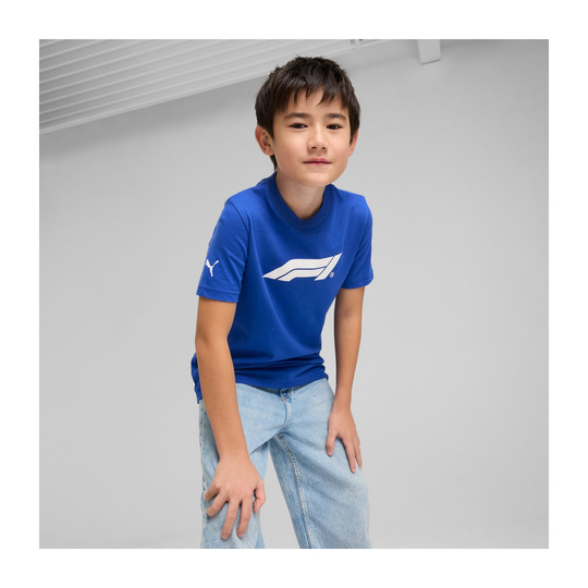 T-shirt dziecięcy Logo niebieski Formula 1 2025