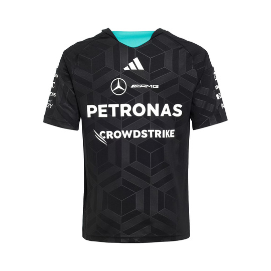 T-shirt dziecięcy Team czarny Mercedes AMG F1 2026