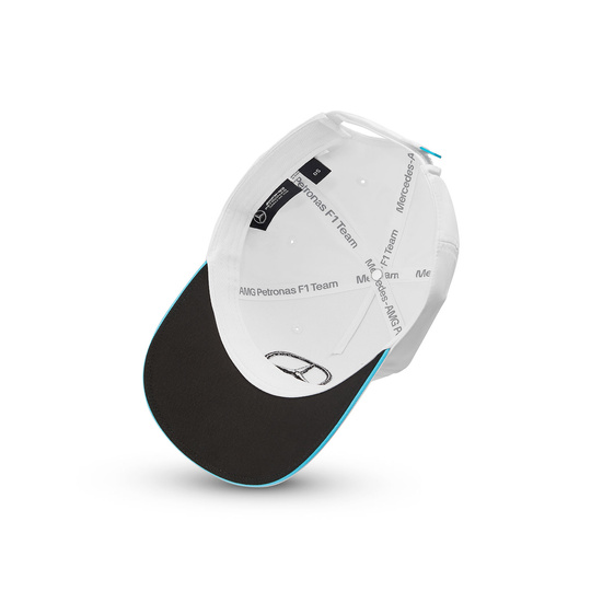 Czapka męska baseballowa White George Russell Mercedes AMG F1 2024