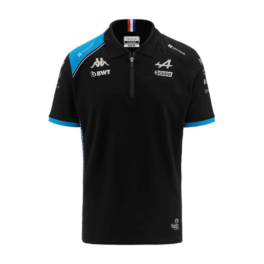 Koszulka męska polo Alpine F1 Team Race Team Black 