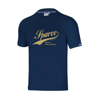 Koszulka t-shirt Vintage Sparco granatowa