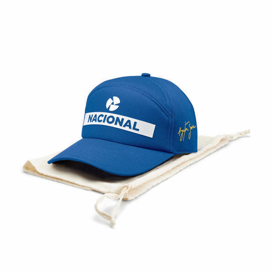 Czapka męska Original Nacional granatowa Ayrton Senna