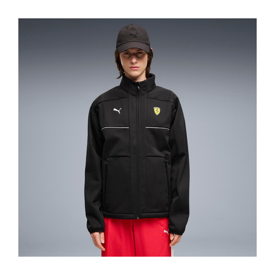 Kurtka Softshell Logo Scuderia Ferrari F1 2026 czarna