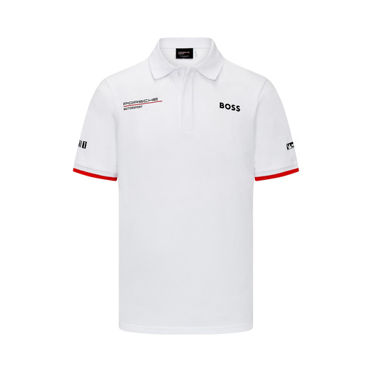 Polo męskie Team białe Porsche Motorsport 2024