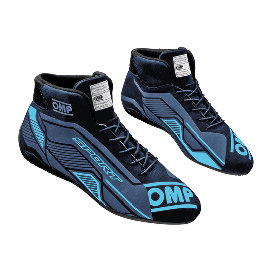 Buty OMP Sport MY22 czarne/niebieskie (FIA)
