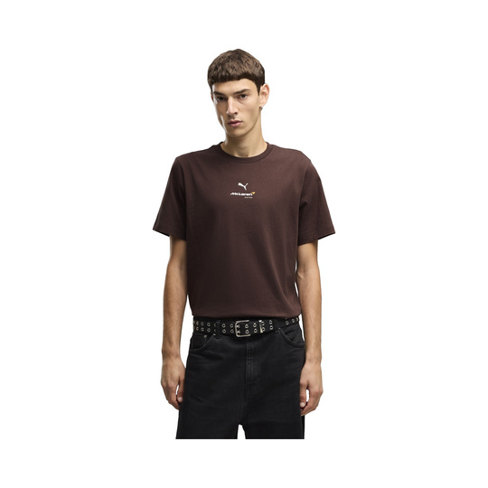 Koszulka t-shirt Small Logo McLaren F1 2026 brązowa