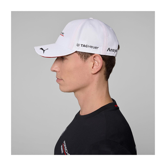 Czapka baseballowa Team biała Porsche Motorsport 2025