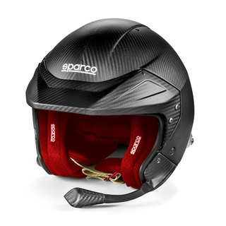 Kask Sparco Flux RJ-i CARBON czerwony (FIA)