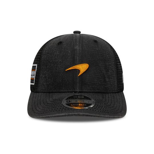 Czapka baseballowa Washed czarna McLaren F1 2025