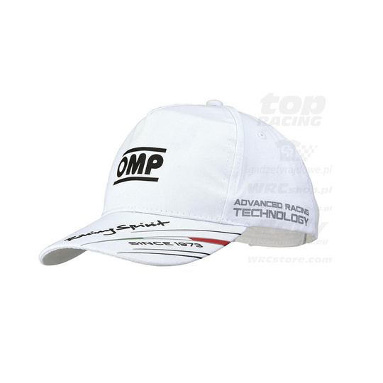 Czapka z daszkiem Racing Spirit OMP biała