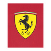 Koszulka t-shirt damska Shield Scuderia Ferrari F1 czerwona