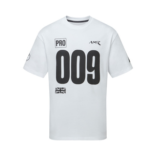 Koszulka t-shirt Limited Edition 009 Graphic Aston Martin Racing 2026 biała/czarna