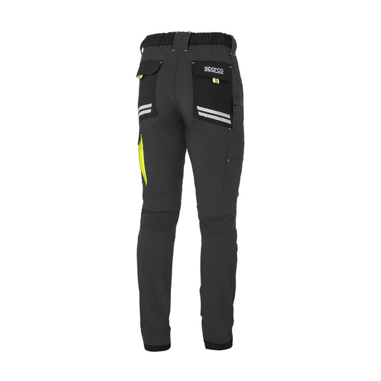 Spodnie Sparco Light TECH szaro-żółte