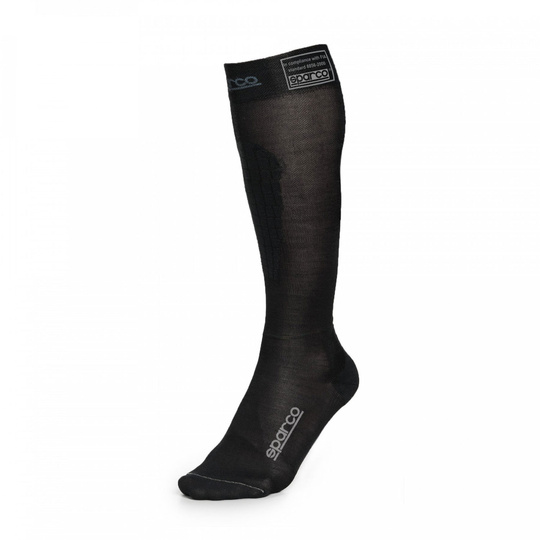 Skarpety długie Sparco COMPRESSION czarne (homologacja FIA)