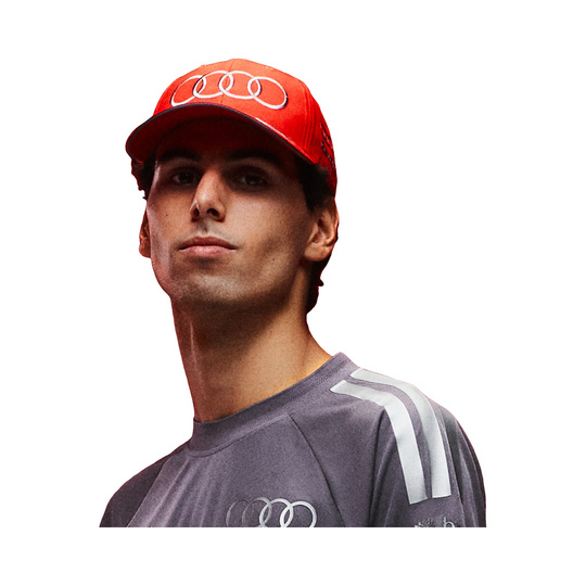 Czapka z daszkiem Gabriel Bortoleto Team Audi Revolut F1 2026 czerwona