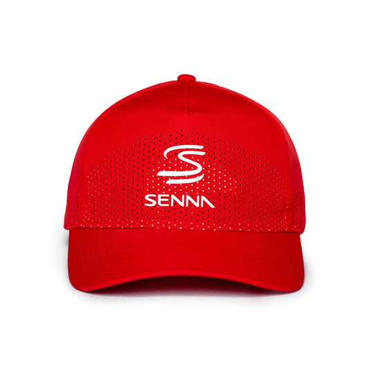 Czapka baseballowa Leisure czerwona Ayrton Senna 2026