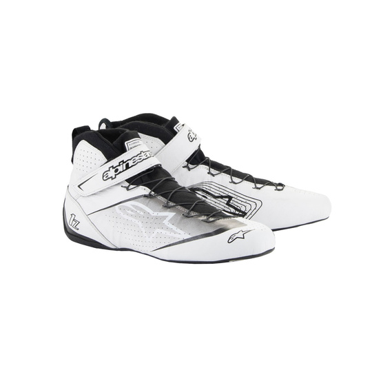 Buty Alpinestars TECH 1-Z V3 (FIA 8856-2018) Biało-czarne