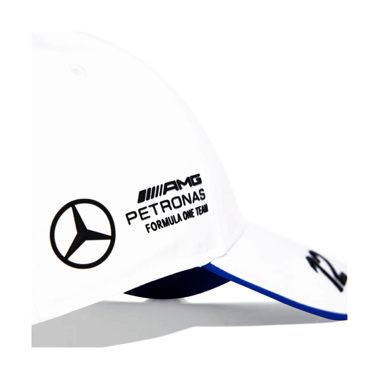 Czapka baseballowa biała Kimi Antonelli Mercedes AMG F1 2025