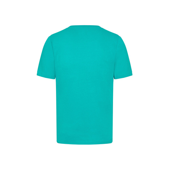 T-shirt męski Large Logo Ultra Teal Mercedes AMG F1 2024