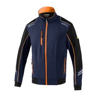 Kurtka Tech Sparco granatowa/pomarańczowa