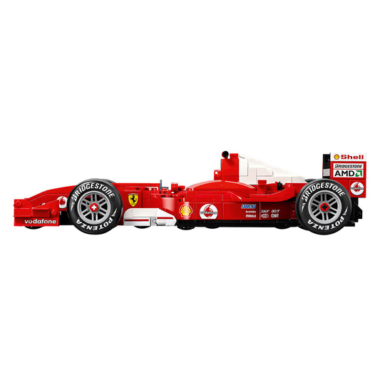 Model LEGO ICONS Ferrari F2004 i Michael Schumacher