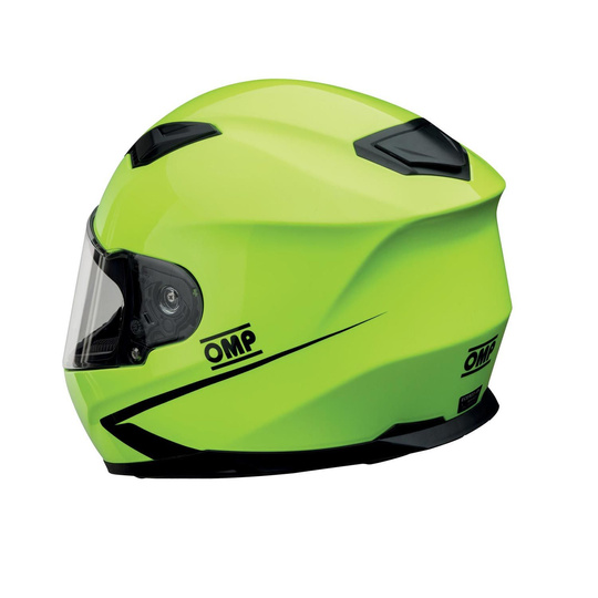 Kask zamknięty OMP CIRCUIT EVO żółty