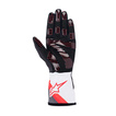 Rękawice Alpinestars TECH-1 K Race V2 Graph białe/czerwone