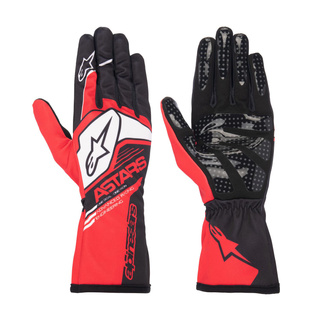 Rękawice Alpinestars TECH-1 K Race V2 Corporate czerwone/czarne