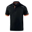 Koszulka polo Tech Sparco czarny/pomarańczowy