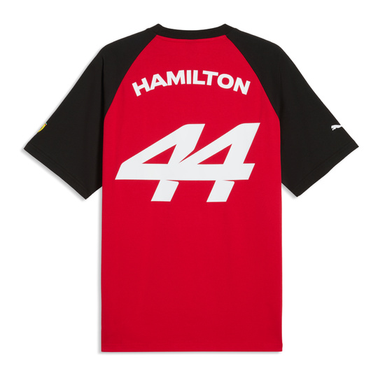 T-shirt męski czerwony Hamilton Graphic Scuderia Ferrari F1 2026