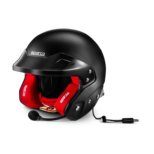 Kask Sparco Air RJ-I czarno-czerwony (FIA)