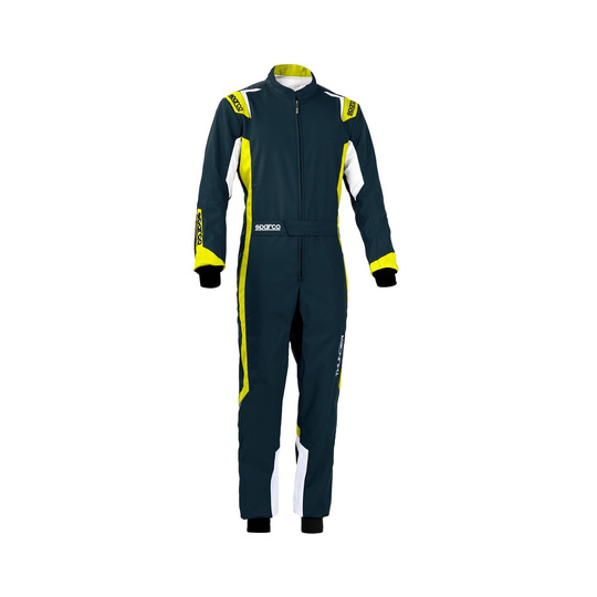 Kombinezon Sparco THUNDER MY20 szaro-żółty (CIK-FIA)