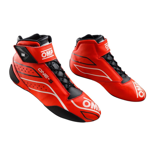 Buty OMP ONE-S MY20 czerwone (homologacja FIA)