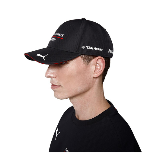 Czapka baseballowa męska Penske czarna Porsche Motorsport 2026