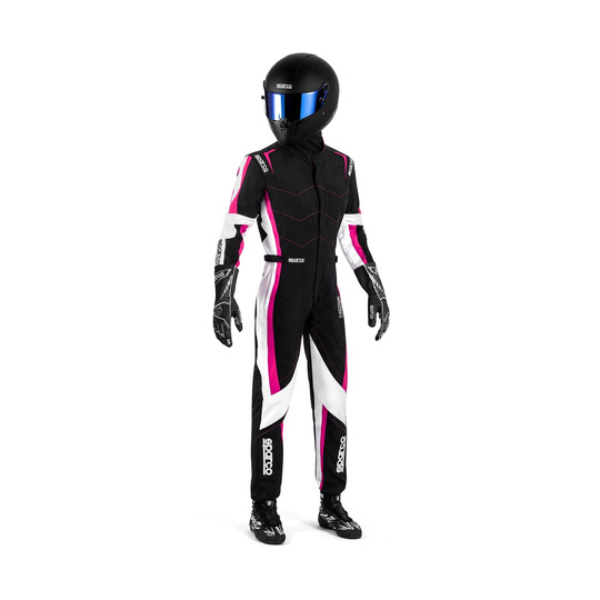 Kombinezon damski Sparco Kerb czarny/różowy (FIA)