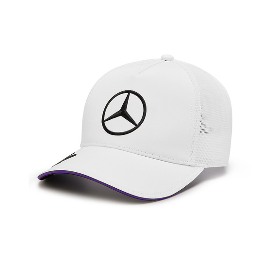 Czapka męska baseballowa Lewis Hamilton Team White Mercedes AMG F1 2024