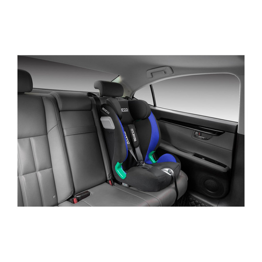 Fotelik dziecięcy Sparco SK5000I czarno-niebieski (9-36 kg)