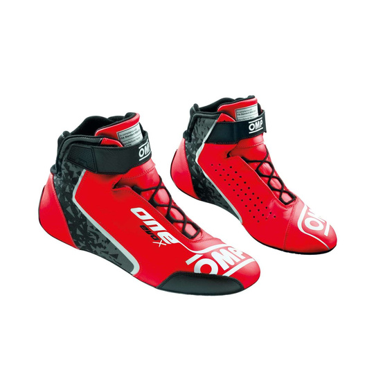 Buty OMP One EVO X czerwone (FIA)