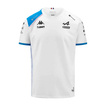 Koszulka T-shirt męska Fan Team white Alpine Racing F1 
