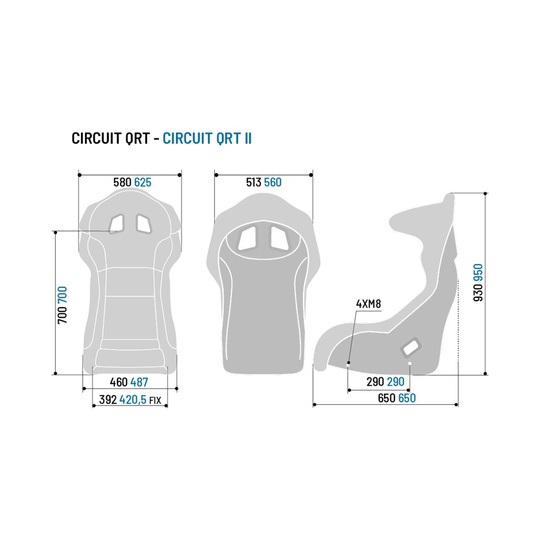 Fotel Sparco Circuit QRT MY20 (FIA)