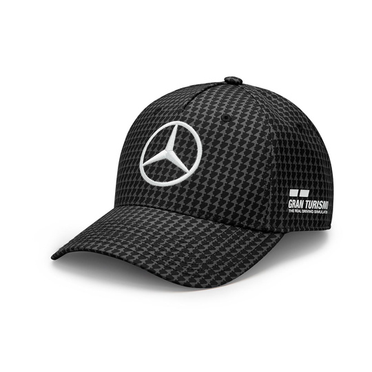 Czapka baseballowa dziecięca czarna Lewis Hamilton Mercedes AMG F1
