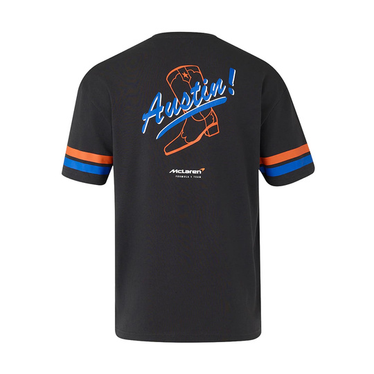 T-shirt męski szary Austin GP McLaren F1 2025