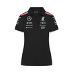 Polo damskie Team Black Mercedes AMG F1 2024